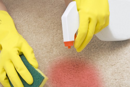 Professional end of tenancy cleaning in an E1 apartment kitchen