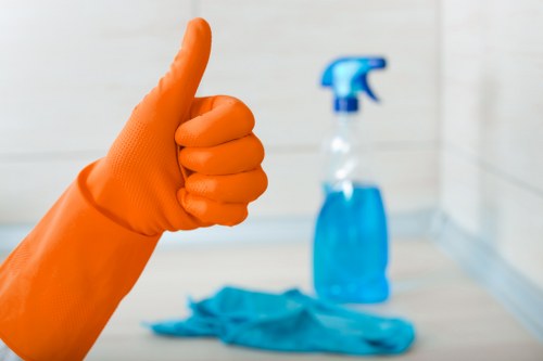 Bin store and shared area cleaning for E1 flats