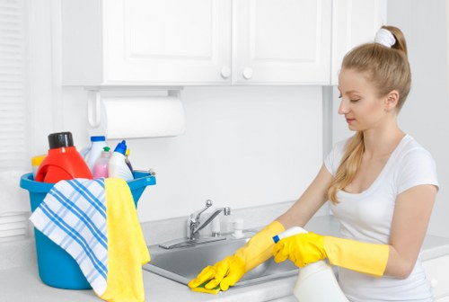 Local technician treating pet odour on upholstery in East London